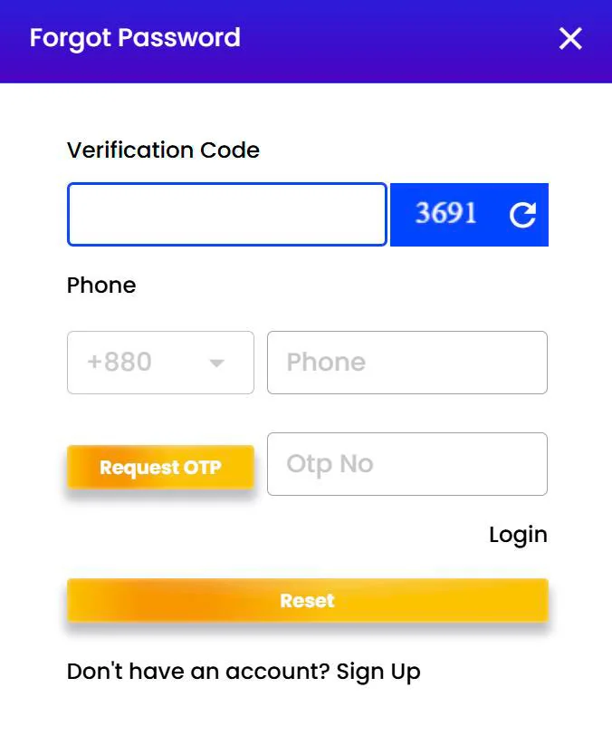 reset password nagad88